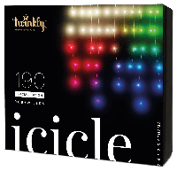 Mobiele kerstverlichting 190 RGB W LEDs ijspegelverlichting Generation II Twinkly 5 meter - Twinkly - thumbnail