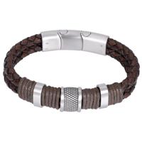 iXXXi Men Leather Armband Murphy Bruin - thumbnail