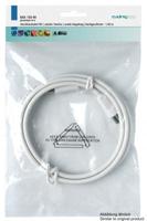 Axing Antenne Aansluitkabel [1x Antennestekker 75 Ω - 1x Antennebus 75 Ω] 2.50 m 85 dB Wit - thumbnail