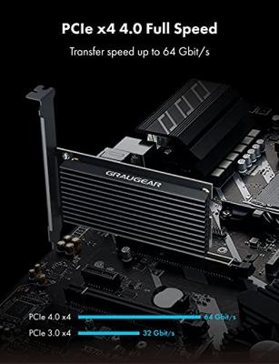 GrauGear G-M2PCI01 2,5 harde schijf behuizing GrauGear G-M2PCI01 2,5 harde schijf behuizing