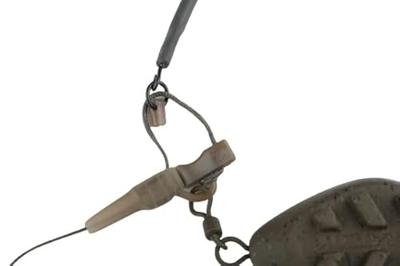 PolePosition Leadclip Set + Leader 3St. 65Lb Silt