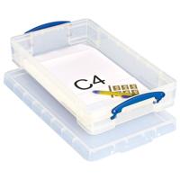 Really Useful Box opbergdoos 6 liter, transparant - thumbnail