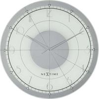 NeXtime klok 8125 fancy round, ø43 cm, wall, white/silver - thumbnail