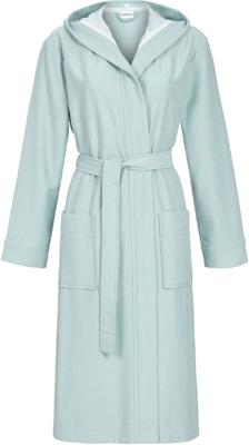 Lichtblauwe uniseks badjas capuchon Lichtblauwe uniseks badjas capuchon
