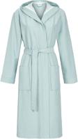 Lichtblauwe uniseks badjas capuchon - thumbnail