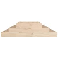 Plantenbak 110x110x27 cm massief grenenhout - thumbnail