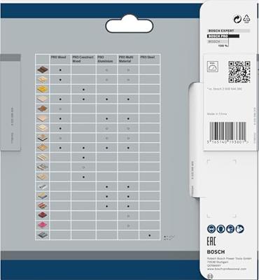 Bosch Professional Cirkelzaagblad PRO Wood | Ø 140 x 2,4 x 20mm 20T - 2608640586 Bosch Professional Cirkelzaagblad PRO Wood | Ø 140 x 2,4 x 20mm 20T - 2608640586