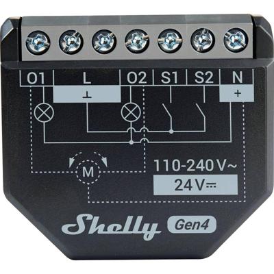 Shelly 2PM Gen4 Besturingsapparaat Bluetooth, WiFi, ZigBee Shelly Shelly 2PM Gen4 Besturingsapparaat Bluetooth, WiFi, ZigBee Shelly