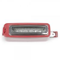 Broodrooster met lange sleuf - LIVOO - DOD168RC - 900 W - Verstelbare thermostaat: 7 standen - Rood - thumbnail