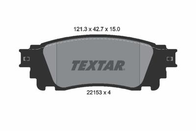 Remblokkenset, schijfrem 2215301