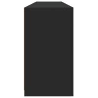 Dressoir met LED-verlichting 162x37x67 cm zwart - thumbnail
