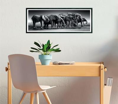 Clementoni legpuzzel panorama herd of giants, 1000st.