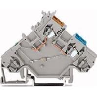 WAGO 280-564/281-483 Initiatorklem 5 mm Spanveer Toewijzing: L Grijs 10 stuk(s) - thumbnail