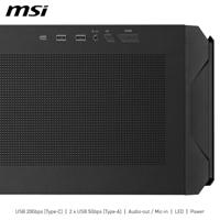 ATX Semi-toren doos MSI 306-7G27R21-JA4 Zwart - thumbnail