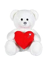 Hartvormige pluche beer - GIPSY TOYS - 22 cm - thumbnail