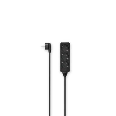 Hama Stekkerdoos, 3-voudig, 1,4 m Kabel Zwart Hama Stekkerdoos, 3-voudig, 1,4 m Kabel Zwart