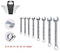 KS Tools 517.0048 5170048 Ringsleutel met ratelset Sleutelbreedte (metrisch) 8 - 19 mm - thumbnail