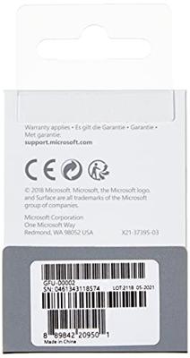 Microsoft Surface Pen Reserve punten Set van 3 stuks Met drukgevoelige punt Zwart