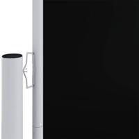 VidaXL Windscherm uittrekbaar 200x1200 cm zwart - thumbnail