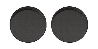 Paar blindrozetten ø50x7mm zwart Paar blindrozetten ø50x7mm zwart
