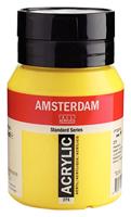 Royal Talens Amsterdam Acrylverf 500 ml - Primairgeel 275 - thumbnail