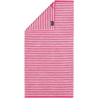 Cawö Cawo Campus Ringel Handdoek 50x100 pink - thumbnail
