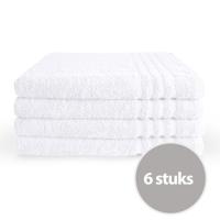 Byrklund Handdoek 70 x 140 cm 500gram Wit - 6 stuks - thumbnail