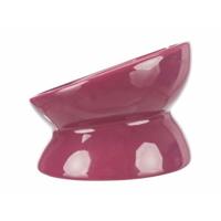 TRIXIE VOERBAK / WATERBAK VERHOOGD BORDEAUX / BES 13 CM 4 ST - thumbnail