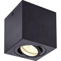 SLV Vierkante downlightTriledo GU10 8,5cm zwart - 1002013 - thumbnail