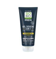 So Bio Etic Showergel for men 3-in-1 ginger 200 Milliliter - thumbnail