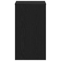 Bureau 90x40x72 cm spaanplaat zwart eikenkleurig - thumbnail