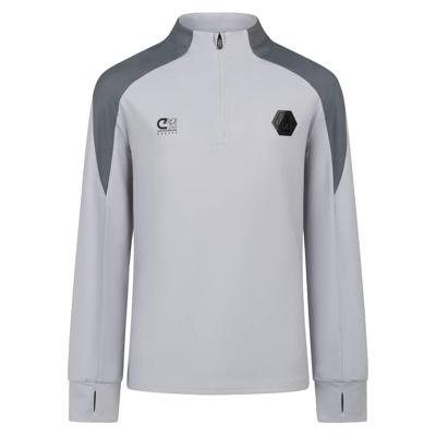 Cruyff Mellite Trainingstrui 1/4-Zip Kids Lichtgrijs Cruyff Mellite Trainingstrui 1/4-Zip Kids Lichtgrijs