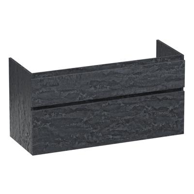 Brauer Delight - Onderkast - 120 cm - met 2 Softclose Lades Greeploos en 1 Sifon Uitsparing - Damascus