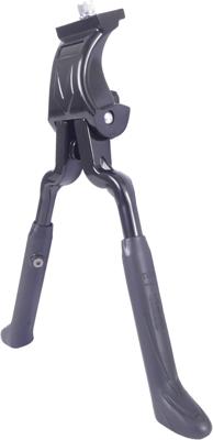 Middenstandaard 24/28" 2-poot aluminium zwart Middenstandaard 24/28" 2-poot aluminium zwart