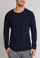 Schiesser Pyjamashirt ronde hals lange mouw - thumbnail