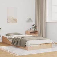 Bedframe Bruin 100 x 220 cm Massief grenenhout - thumbnail