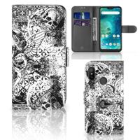 Telefoonhoesje met Naam Xiaomi Mi A2 Lite Skulls Angel - thumbnail