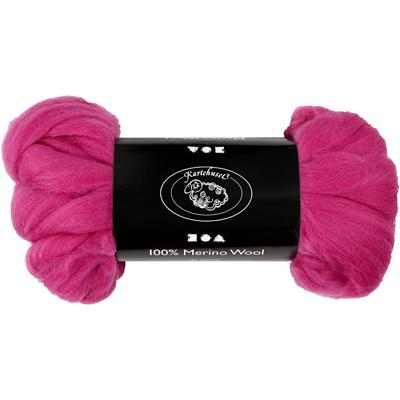 Creativ Company Merino wol, dikte 21 my, rood paars, 100 gr/ 1 doos