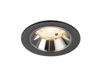 SLV InbouwspotNuminos S zwart/chroom 2700K - 20gr - 1009435 - thumbnail