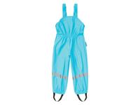 Playshoes Peuters meisjes / jongens regen-tuinbroek met reflectoren (Turquoise, 98/104) - thumbnail