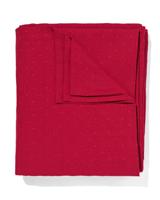 HEMA Tafelkleed 145x320cm jacquard stippen rood (rood) - thumbnail