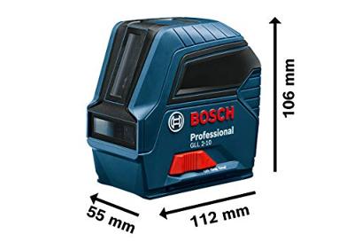 Bosch Professional GLL 2-10 Kruislijnlaser Rood - 0601063L00