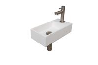 INK Versus Fonteinpack - Polystone - rechts fonteinkraan - designsifon - afvoerplug - incl bevestiging 1805177 - thumbnail