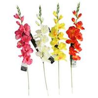 Kunstbloem gladiool 79 cm 4 assorti | 24 stuks - thumbnail