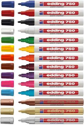 Edding 750 lakmarker 2-4mm rond groen