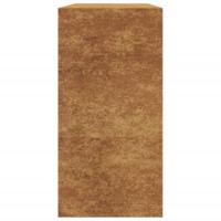 Haardhoutrek 100x40x80 cm cortenstaal - thumbnail