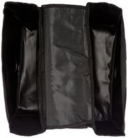 Dresco dubbele fietstas Basic Shopper 26 liter nylon donkergrijs - thumbnail