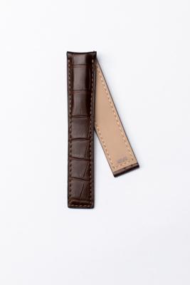 Horlogeband Tag Heuer CAR2150 / FC6291 Krokodillenleer Bruin 20mm