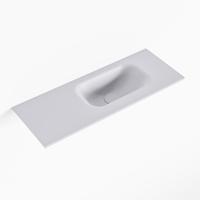 MONDIAZ EDEN Cale solid surface inleg wastafel voor toiletmeubel 60cm. Positie wasbak rechts - thumbnail