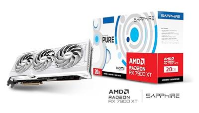 Sapphire AMD Radeon RX 7900 XT Videokaart Radeon RX7900XT Pure 20 GB GDDR6-RAM PCIe x16 HDMI 2.1, DisplayPort 2.1